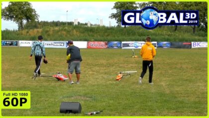 GLOBAL 3D 2019 | AMAZING FLIGHT WITH 3 HELICOPTER SAME