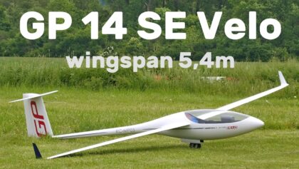 GP 14 SE Velo | 5,4m giant scale RC glider