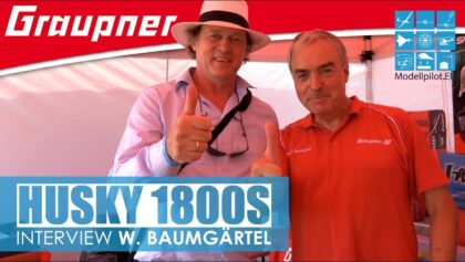 GRAUPNER HUSKY 1800S RC ALLROUNDER INTERVIEW WOLF-CHRISTIAN BAUMGÄRTEL SEGELFLUGMESSE 2017