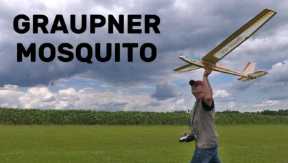 GRAUPNER MOSQUITO | 2,5m vintage RC glider | 4K |