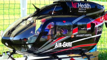 Giant Air Care RC Scale turbine Model Helicopter University of