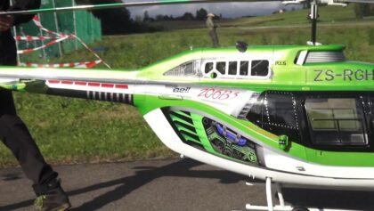 Giant RC Helicopter JetRanger Bell 206 Turbine Scale Model