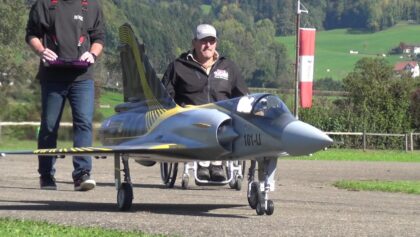 Giant RC Mirage 2000 Turbine Scale Anniversary Model Jet Hausen