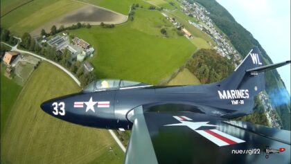 Grumman F9F-5 Panther Hausen 2016