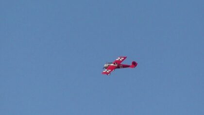 Herbert mit seiner Fokker E3
