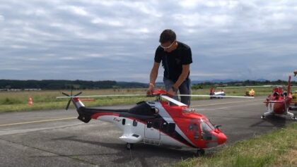 Huge AS-332 Super Puma ERA Scale Model R/C Helicopter 2016