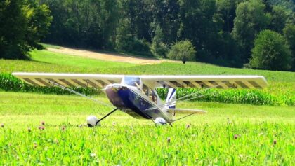 Huge RC Decathlon Gas Engine Model Airplane Emergency Landing engine