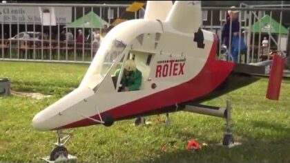 Huge Rotex Kaman K-1200 turbine Special RC Helicopter with hanging