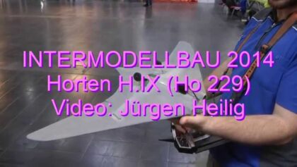 INTERMODELLBAU 2014 – Horten Ho 229