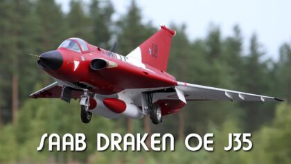 JWM 2017 Austria Jet Team Saab Draken OE J35