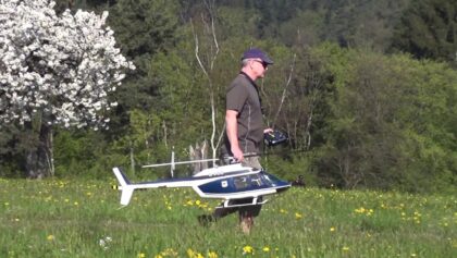 Jet Ranger Bell 206 RC electro Helicopter