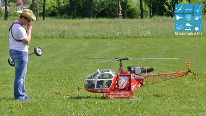 LAMA SA 315 RC SCALE MODEL HELICOPTER CHRISTIAN LOHWASSER MULTIPLEX