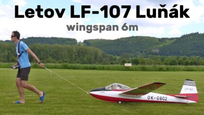 LF-107 Black Horse | 6m giant scale RC glider |