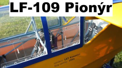 LF-109 Pionyr, gorgeous detailed scale RC glider, Hranice 2020
