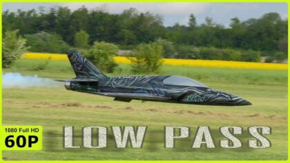 LOW PASS FLIGHT WITH A XXL TURBINE NATRIX JET FROM