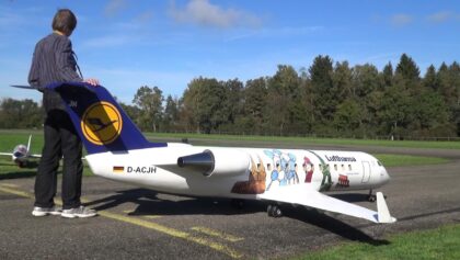 LUFTHANSA CityLine Bombardier CRJ 200 “Little Europe” (D-ACJH) RC Scale