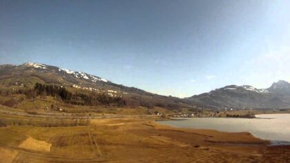 Lake Lauerz thaw Tauwetter am Lauerzersee