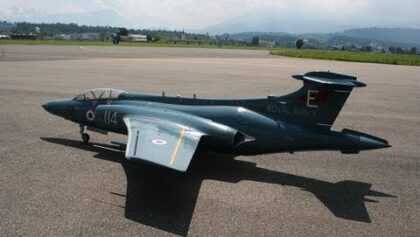 Last flight! Blackburn Buccaneer Christian Hoffmann Elektro Jets Over Emmen