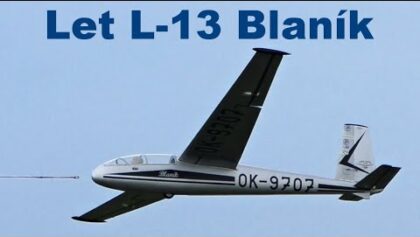 Let L-13 Blanik, scale RC glider, Nesvacily 2020