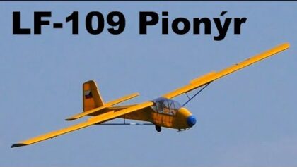 Let LF-109 Pionyr Laser Modely, scale RC glider, Hranice 2020