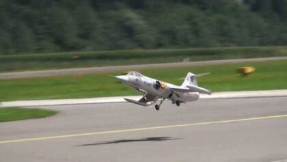 Lockheed F104G Starfighter JET WORLD MASTERS MEIRINGEN SWITZERLAND 2013