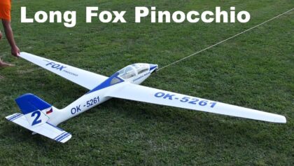 Long Fox Pinocchio Reichard Modelsport, scale RC glider, Hranice 2020