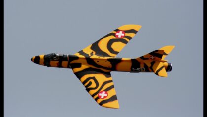 Low Pass R/C Hawker Hunter F.Mk58