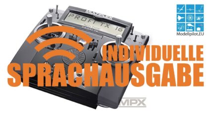 MULTIPLEX PROFI TX SPRACHAUSGABE ÄNDERN SOUNDFILE ERSTELLEN & ERSETZEN VIDEO