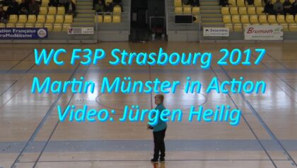 Martin Münster (9) in action at the WC F3P 2017