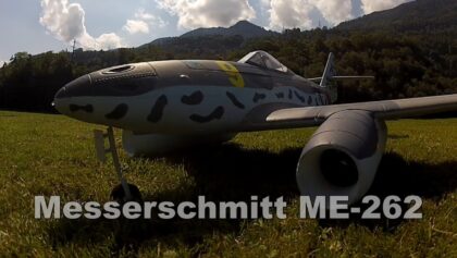 Messerschmitt ME-262 kisses the corn