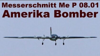 Messerschmitt Me P 08.01 Amerika Bomber, giant RC flying wing,