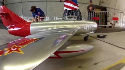 MiG-15bis JET WORLD MASTERS MEIRINGEN SWITZERLAND 2013