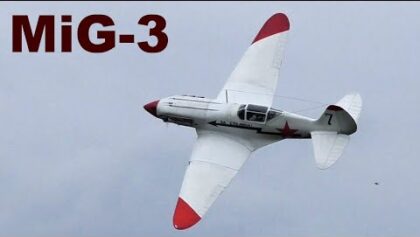MiG-3, giant scale RC airplane, Nesvacily 2020