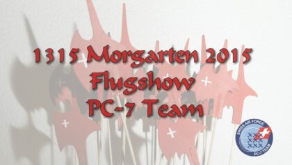 Morgarten 2015 Flugshow PC-7 Team