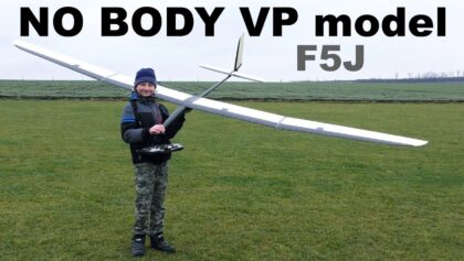 NO BODY VP model | F5J RC glider | maiden