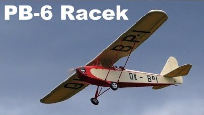 PB-6 Racek, giant scale RC airplane, Nesvacily 2020