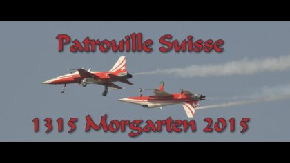 Patrouille Suisse am Morgarten 2015