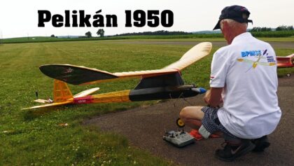 Pelikán 1950 | Class TEXACO | vintage RC plane |
