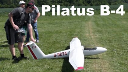 Pilatus B4, scale RC sailplane, 2019