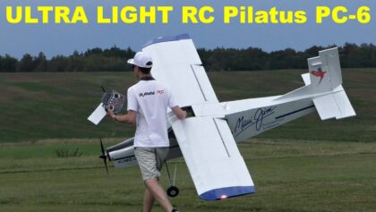 Pilatus PC-6, ULTRA LIGHT RC airplane, Nesvacily 2020