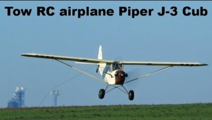 Piper J3-Cub + Let L-13 Blanik | glider RC aerotows