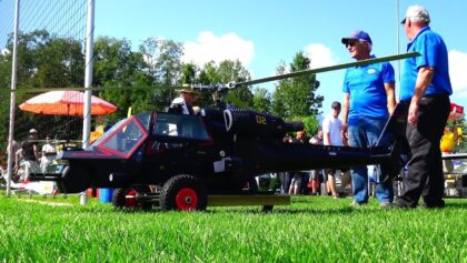 RC Blue Thunder/Das Fliegende Auge Scale Turbine Model giant Helicopter