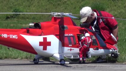 RC HELICOPTER «DA VINCI» AW109 REGA LOOK ROTOR-DIAMETER is 3.10