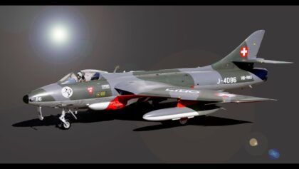R/C Hawker Hunter Mk 58a Jet WM Leutkirch