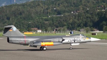 RC JET LOCKHEED F-104G STARFIGHTER GERMAN NAVY IN MEIRINGEN 2018