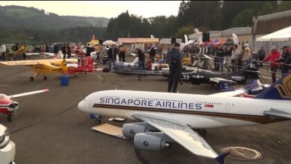 R/C Jet+R/C Airplane+R/C Helicopter WORLD BIGGEST Radio controlled Modell Hausen