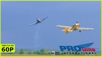 RC MILES MAGISTER MK 1 FAIL LANDING IN THE TREES