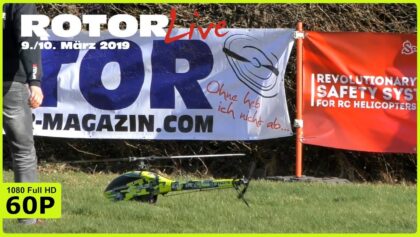 SAB GOBLIN 700 IN WINDY CONDITIONS | ROTOR LIVE 2019
