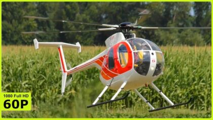 STEFAN WIITE WITH HIS FULL CARBON TURBINE HUGHES 500-D