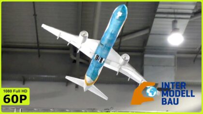 STUNNING RC BOEING 777 VERY LIGHTWEIGHT INDOOR FLIGHT – INTERMODELLBAU